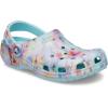 Crocs Women’s Classic Marbled Tie-dye Clogs(Watercolor Floral)