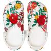 Crocs Women’s Classic Marbled Tie-dye Clogs(White/Floral)