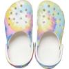 Crocs Women’s Classic Marbled Tie-dye Clogs(White/Multi)