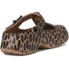 Crocs Womens Classic Mary Jane Clogs, Mary Janes for Women(Sepia/Leopard)