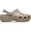 Crocs Women’s Classic Platform Clog(Taupe)