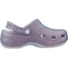 Crocs Women’s Classic Platform Glitter Clog(Purple Moon)
