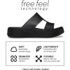 Crocs Women’s Getaway Platform H-Strap Wedge Sandals(Black)