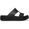 Crocs Women’s Getaway Platform H-Strap Wedge Sandals(Black)