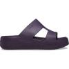 Crocs Women’s Getaway Platform H-Strap Wedge Sandals(Dark Iris)