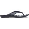 Crocs Women’s Kadee II Flip Flops(Black/White)