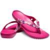 Crocs Women’s Kadee II Flip Flops(Multicolour Floral Candy Pink 92l)