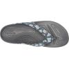 Crocs Women’s Kadee II Flip Flops(Tropical Floral/Slate Grey)