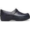 Crocs Women’s Neria Pro II Clogs, Slip Resistant Work Shoes for Women(Black/Leopard)