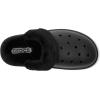 Crocs unisex-adult Classic Fuzz Scuff Slippers(Black)