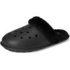 Crocs unisex-adult Classic Fuzz Scuff Slippers(Black)