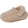 Crocs unisex-child Classic Cozzzy Slippers(Mushroom)