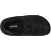 Crocs unisex-child Classic Puff Moc (Little Kid/Big Kid)(Black/Black)