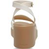 Crocs womens Brooklyn Ankle Strap Wedges(Sandstone/Sepia)