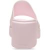 Crocs womens Brooklyn Slide Heel(Pink Milk)