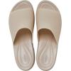 Crocs womens Brooklyn Slide Heel(Taupe)
