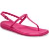 Crocs womens Miami Thong Sandal(Dragon Fruit)