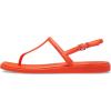 Crocs womens Miami Thong Sandal(Lava)