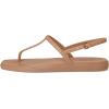 Crocs womens Miami Thong Sandal(Milk Chocolate)