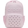 Crocs Classic Backpack, Personalize with Jibbitz Charms, Black, One Size(Pink Milk)