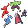 Crocs Jibbitz Packs for Shoes, and Sandals – Beautiful Accessory, Colorful Charms, and Constructed with Synthetic Material(Avengers)