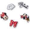 Crocs Jibbitz Packs for Shoes, and Sandals – Beautiful Accessory, Colorful Charms, and Constructed with Synthetic Material(Minnie Dress)