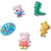 Crocs Jibbitz Packs for Shoes, and Sandals – Beautiful Accessory, Colorful Charms, and Constructed with Synthetic Material(Peppa Pig 2)