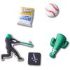 Crocs Jibbitz Sports & Interests(Baseball Team)