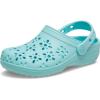Crocs Kids’ Classic Floral Design Clogs(Aquamarine)