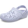 Crocs Kids’ Classic Floral Design Clogs(Purple Moon)