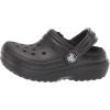 Crocs Kids’ Classic Lined Clogs(Black/Black)