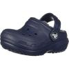 Crocs Kids’ Classic Lined Clogs(Navy/Charcoal)