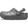 Crocs Kids’ Classic Lined Clogs(Slate Grey)