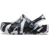 Crocs Kids’ Classic Marbled Tie-Dye Clog(Black/White)