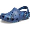 Crocs Kids’ Classic Marbled Tie-Dye Clog(Navy/Multi)
