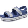 Crocs Kids’ Crocband Cruiser Sandals(Bijou Blue/Light Grey)