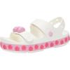 Crocs Kids’ Crocband Cruiser Sandals(White Pink Tweed)