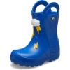 Crocs Kids’ Handle It Rain Boots(Blue Bolt)