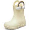 Crocs Kids’ Handle It Rain Boots(Buttercream/Rainbow)