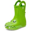 Crocs Kids’ Handle It Rain Boots(Crocs Green)