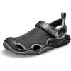 Crocs Men’s Swiftwater Mesh Deck Sandals(Black)
