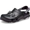 Crocs Unisex Adult Classic All-Terrain Black Panther Clogs(Solid Black/Midnight)