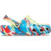 Crocs Unisex Adult Classic Marbled Tie-Dye Clogs(Sulphur/Multi)