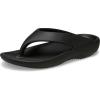 Crocs Unisex Adult Mellow Recovery Flip Flops(Black)