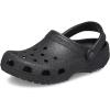 Crocs Unisex-Adult Classic Glitter Clogs(Black Glitter)
