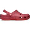 Crocs Unisex-Adult Classic Glitter Clogs(Cherry Red)