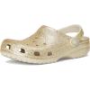 Crocs Unisex-Adult Classic Glitter Clogs(Chunky Sandstone)