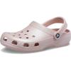 Crocs Unisex-Adult Classic Glitter Clogs(Pink Clay Simmer)