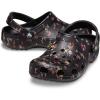 Crocs Unisex-Adult Classic Graphic Clogs(Black Ditsy)