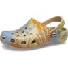 Crocs Unisex-Adult Classic Graphic Clogs(Chai/Multi)